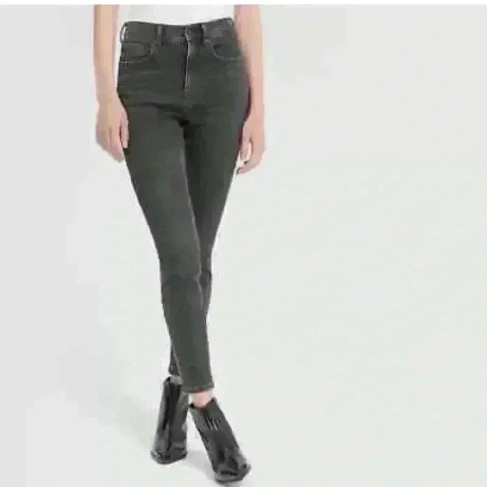 Everlane Skinny Ankle Mid-Rise Denim Jeans - Picture 3 of 8